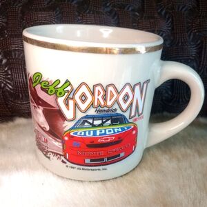 Vintage 1997 Jeff Gordon Champion NASCAR Winston Cup Series Coffee Mug Souvenir